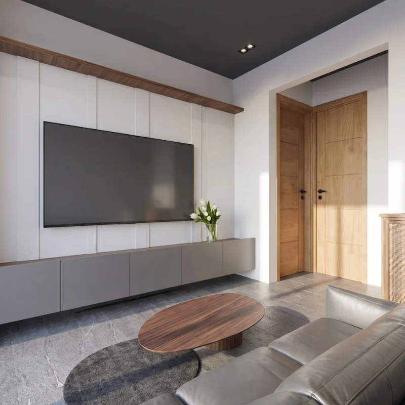 Type A apartment, TV lounge