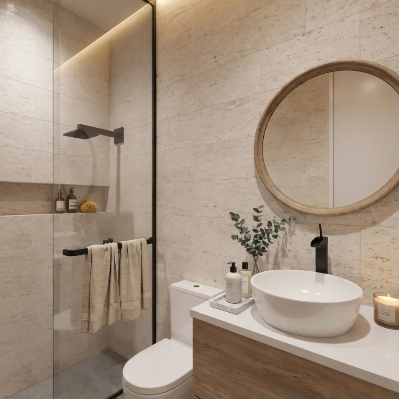 Type B apartment, bathroom