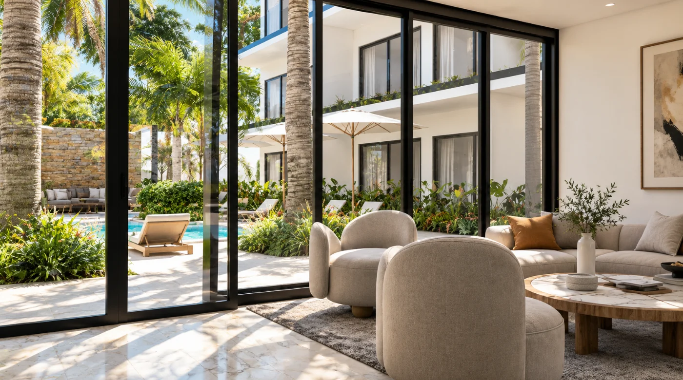 Exterior view of Amelia V project
