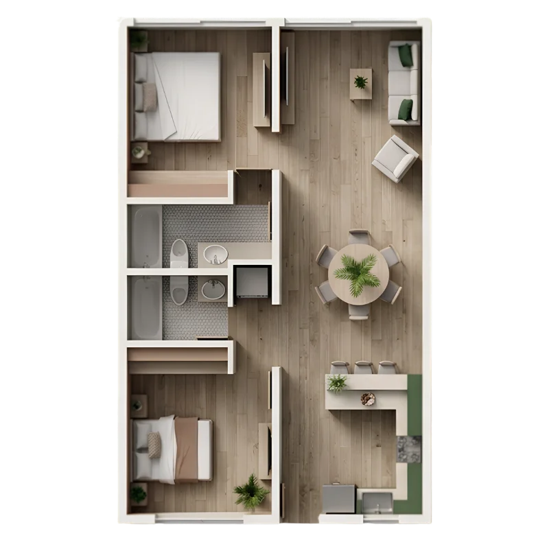 View 2 of Floor Plan A, Amelia V